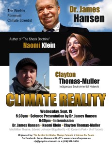 poster for climate reality event - details below